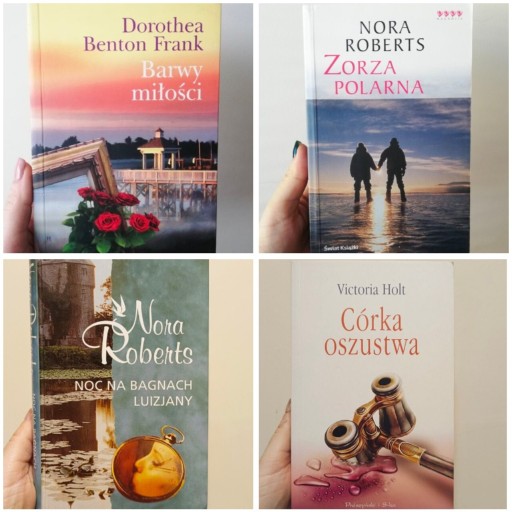 Zdjęcie oferty: Pakiet 4 x romans obyczajowa Nora Roberts Holt 