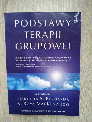 Zdjęcie oferty: Podstawy terapii grupowej Harold Bernard 