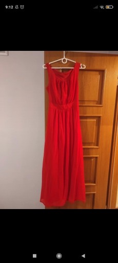 Zdjęcie oferty: Długa czerwona sukienka rozmiar S 