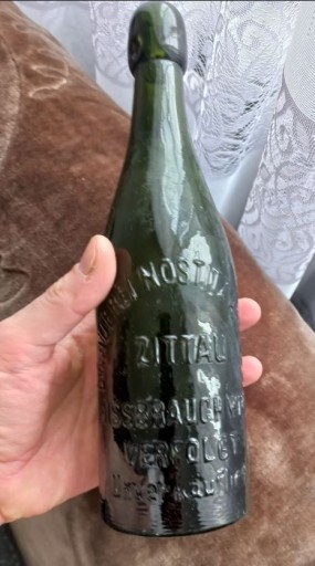 Zdjęcie oferty: Stara butelka "Brauerei Nostitz Zittau"