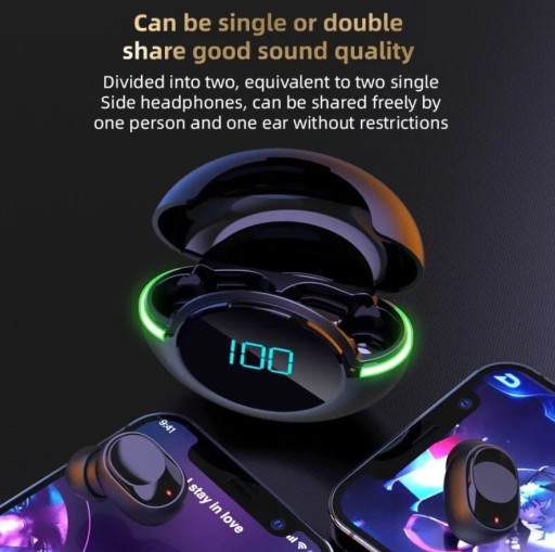 Zdjęcie oferty: Sluchawki bezprzewodowe Bluetooth Y80 TWS