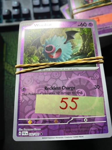 Zdjęcie oferty: Karty pokemon TCG Holo 55 kart (PAF)