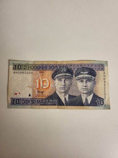 Zdjęcie oferty: Banktot 10LITU 2001r.