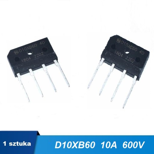 D10XB60 Szybki mostek Gretza 10A 600V SHINDENGEN | Koluszki | Kup teraz ...