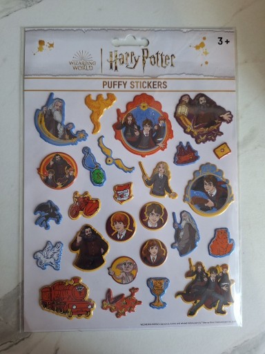 Zdjęcie oferty: Naklejki wypukłe puffy Harry Potter Durabo 26 szt.