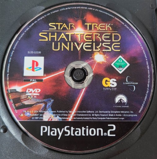 Zdjęcie oferty: Gra Star Trek: Shattered Universe PlayStation 2 (PS2)