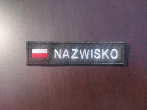 Zdjęcie oferty: Imiennik wyszywka z flagą Polski