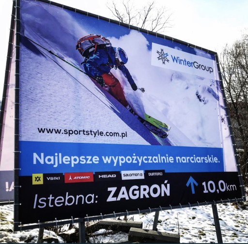 Zdjęcie oferty: Baner plandeka reklamowy dowolna grafika 4x1,5m