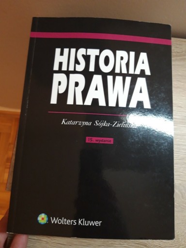 Zdjęcie oferty: Historia Prawa wydanie 15