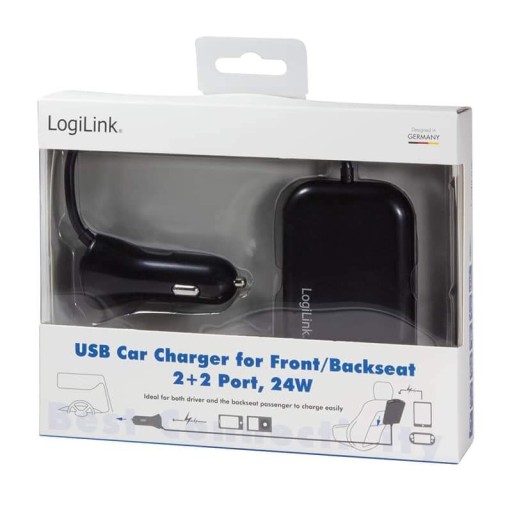 Zdjęcie oferty: Ładowarka samochodowa USB na 4 urządzenia
