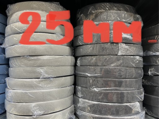 Zdjęcie oferty: GUMA DZIANA 25 mm  jasny szary-grafit 