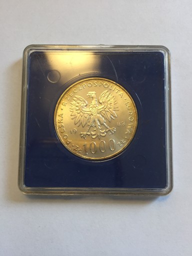 Zdjęcie oferty: moneta 1000 zł Jan Paweł II 1983 r.