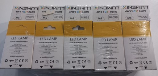 Zdjęcie oferty: Żarówki Luminex GU10 LED 5 W 550 lm ciepła