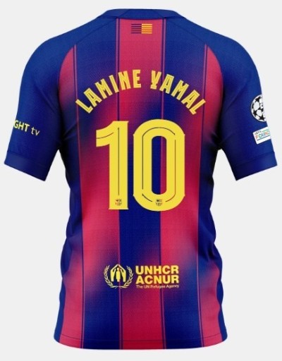 FC Barcelona Lamine Yamal 10番シャツ Lamine Yamal 10 Koszulka FC Barcelona 2025 26 | Warszawa | Kup