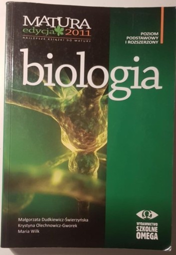Zdjęcie oferty: biologia matura omega rozszerzony i podstawowy