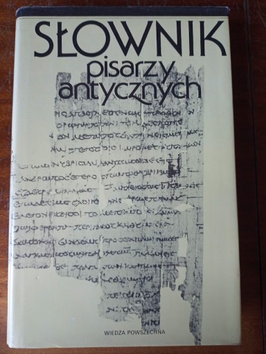 Zdjęcie oferty: Anna Świderkówna – Słownik pisarzy antycznych