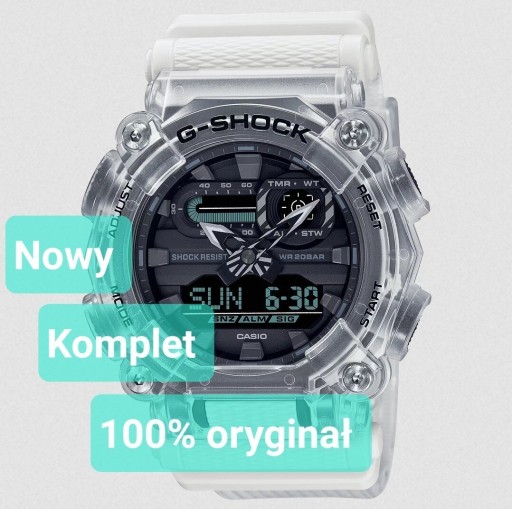 Zdjęcie oferty: Casio G-shock GA-900SKL Transparent Skeleton Jelly