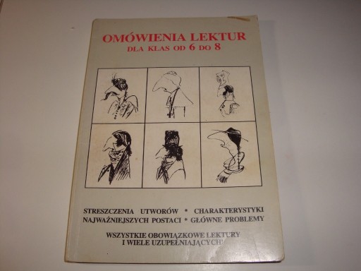 Zdjęcie oferty: OMÓWIENIE LEKTUR DLA KLAS OD 6 DO 8 POZNAŃSKI