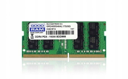 Zdjęcie oferty: Pamięć RAM ddr4 Goodram GR2400S464L17S/8GB 8gb