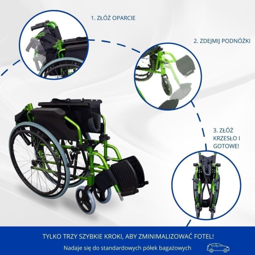 Zdjęcie oferty: wózek inwalidzki Mobiclinic bolonia green