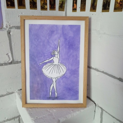 Zdjęcie oferty: Plakat dekoracyjny Baletnica