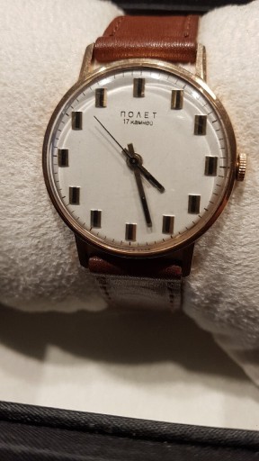 Zdjęcie oferty: Złoty  zegarek poljot 