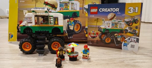 Zdjęcie oferty: Hamburgerowy Monster Truck LEGO CREATOR 3w1 31104