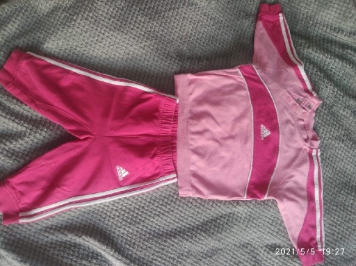 Zdjęcie oferty: Dresik dziecka dziewczynki adidas r74 butki r18