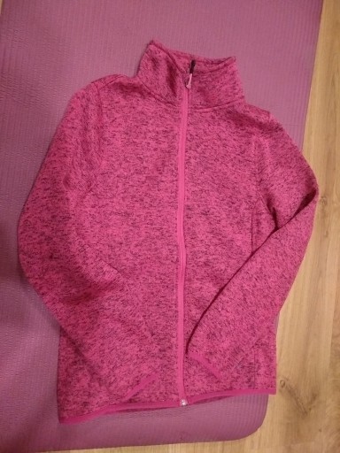 Zdjęcie oferty: Bluza polar na zamek s m rozowa sportowa kieszenie