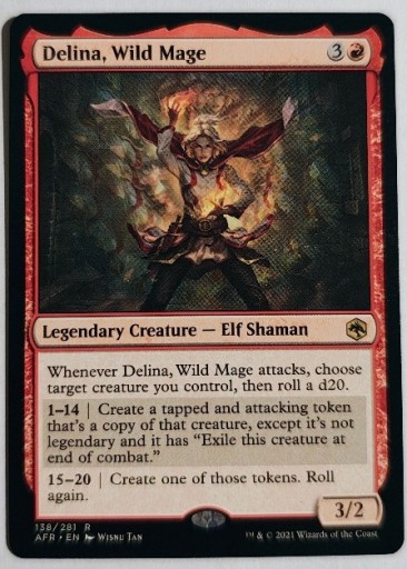 Zdjęcie oferty: Karta Magic: The Gathering Delina, Wild Mage Wizards Of The Coast