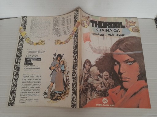 Zdjęcie oferty: Komiks THORGAL KRAINA QA ORBITA 1989 wydanie 1 