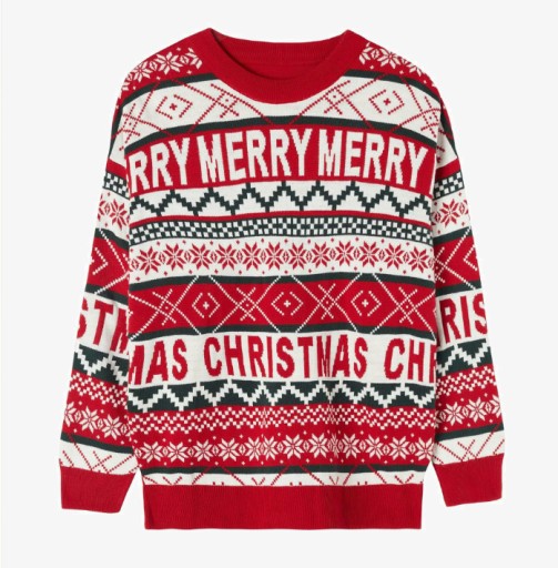 Zdjęcie oferty: Świąteczny sweter czerwony XL