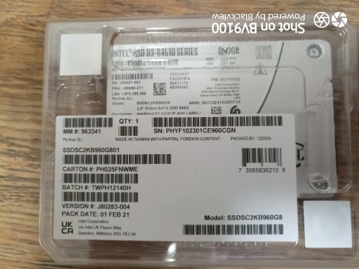 Zdjęcie oferty: INTEL SSD D3-S4510 960GB