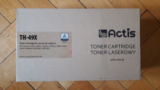 Zdjęcie oferty: Toner Actis TH-49X do HP LaserJet 1320  zam Q5949X