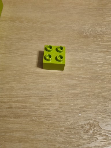 Zdjęcie oferty: Lego duplo klocek 2x2 zielony seledynowy