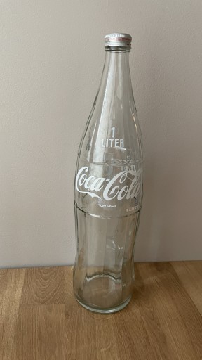 Zdjęcie oferty: Butelka szklana Coca-cola 1 litr z korkiem