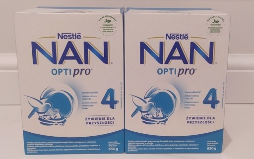 Zdjęcie oferty: Mleko Nestlé Nan Optipro 4 zestaw 2x650g