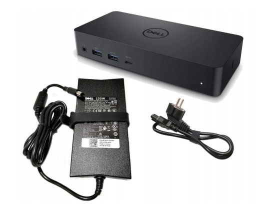 Zdjęcie oferty: Stacja dokująca Dell D6000 USB-C + zasilacz 130W