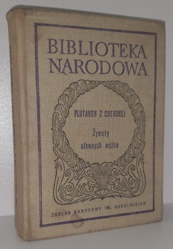 Zdjęcie oferty: BN II 3 Plutarch Żywoty sławnych mężów Brożek 1976