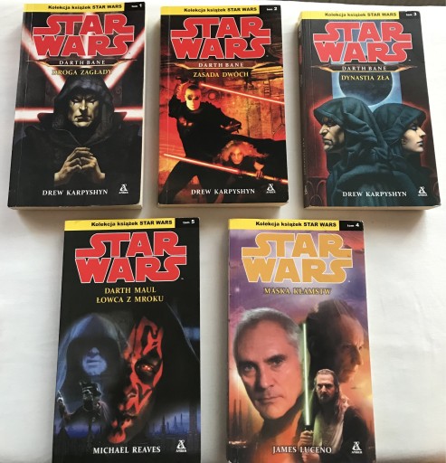 Zdjęcie oferty: Star Wars książki gwiezdne wojny kolekcja 