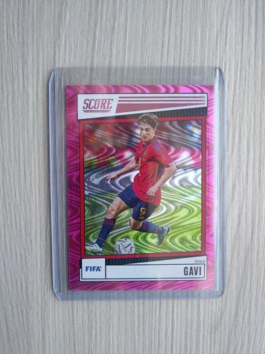 Zdjęcie oferty: Panini Score Soccer Gavi 09/45 Pink Swirl