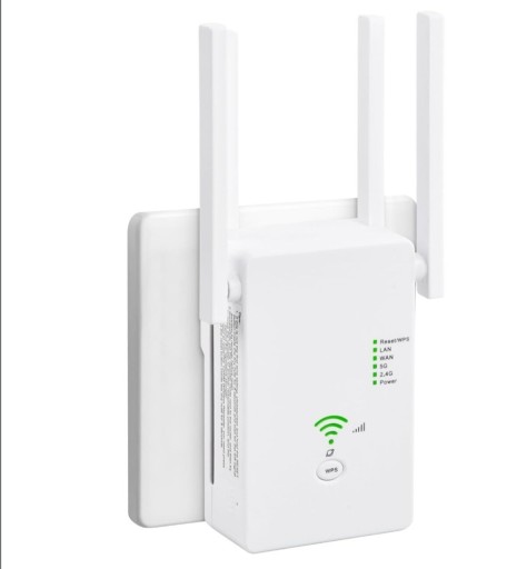 Zdjęcie oferty: Wzmacniacz Wi-Fi 1200 Mbit/s Dualband 5G i 2.4G WiFi Booster 