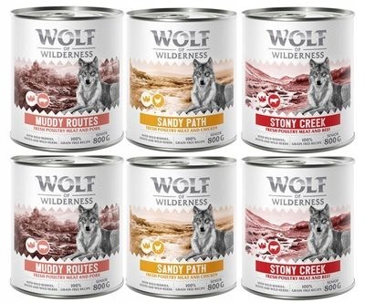 Zdjęcie oferty: Wolf of wilderness SENIOR 12x800g MIX SMAKOWY