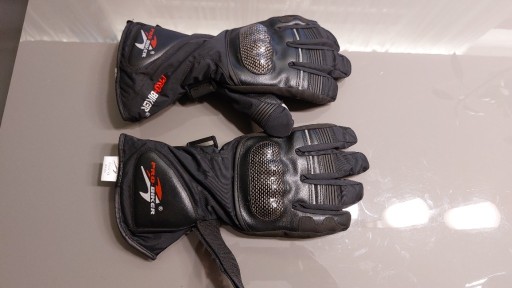 Zdjęcie oferty: Rękawice motocyklowe skórzano-tekstylne