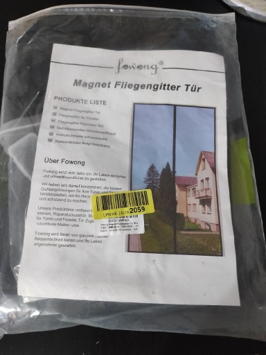 Zdjęcie oferty: Moskitiera magnetyczna 70x210