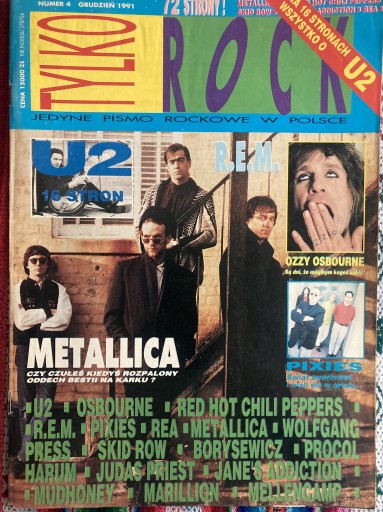 Zdjęcie oferty: Tylko Rock - magazyn - wszystko o U2