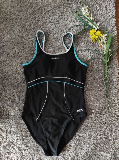 Zdjęcie oferty: Sportowy kostium jednoczęściowy na basen czarny 