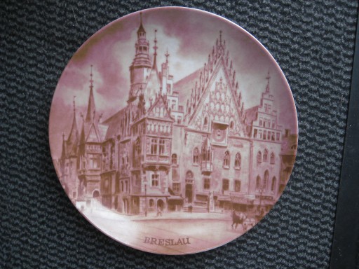 Zdjęcie oferty: Dekoracyjny talerz ścienny Porcelana Wenz Breslau