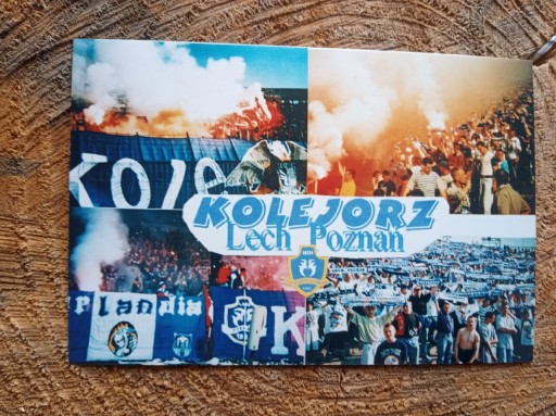 Zdjęcie oferty: Zdjęcie składak Lech Poznań Kolejorz piłka 