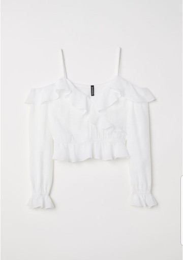 Zdjęcie oferty: H&M bluzka top z falbankami 